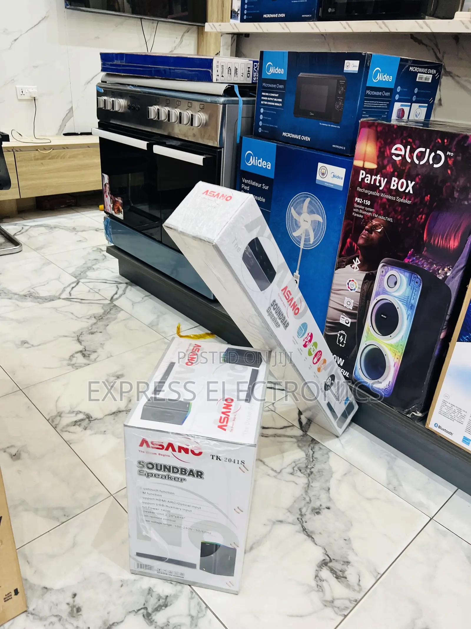 Asano Tk-2041 Soundbar With Woofer Black.