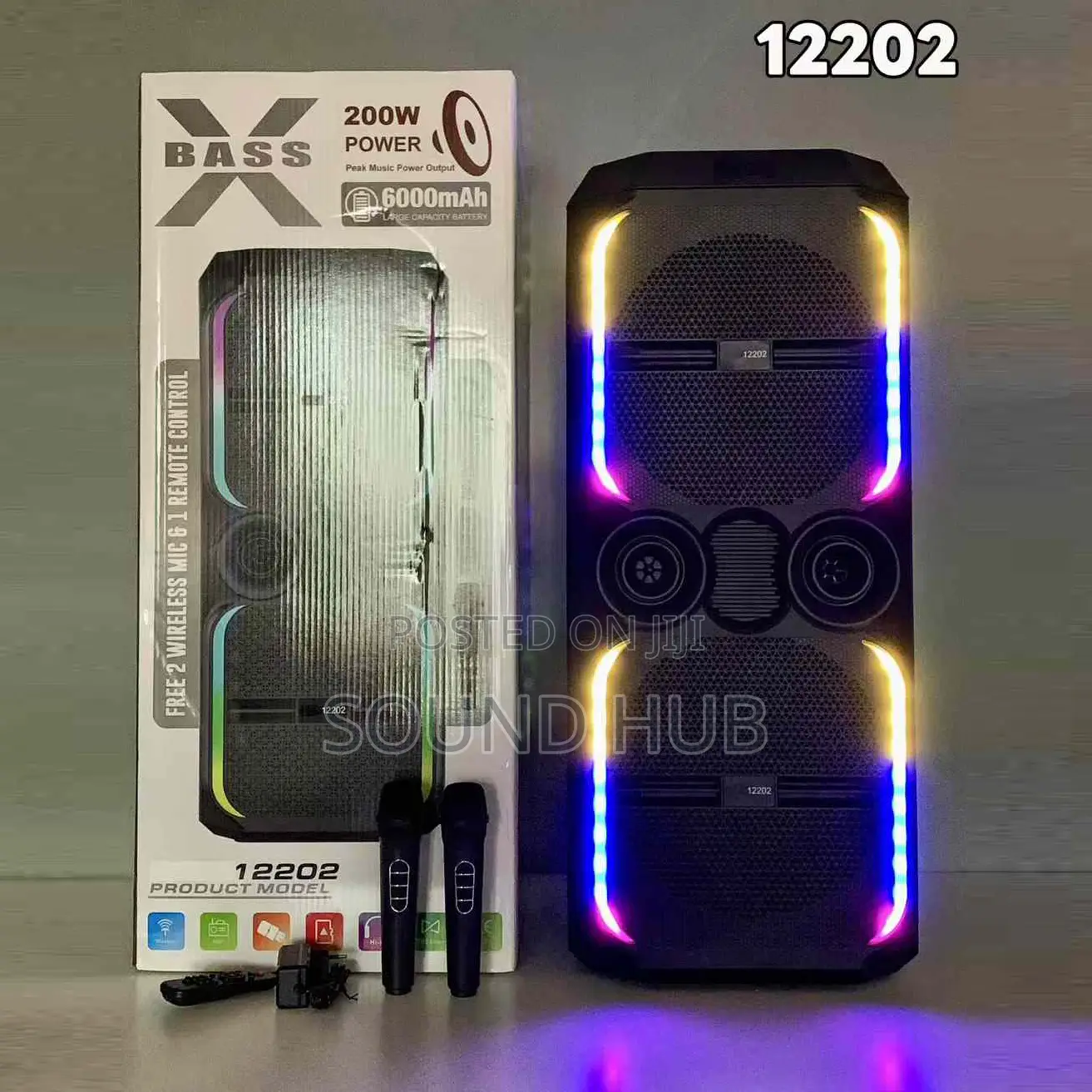 Super Bass Stereo Wireless Karaoke Speaker