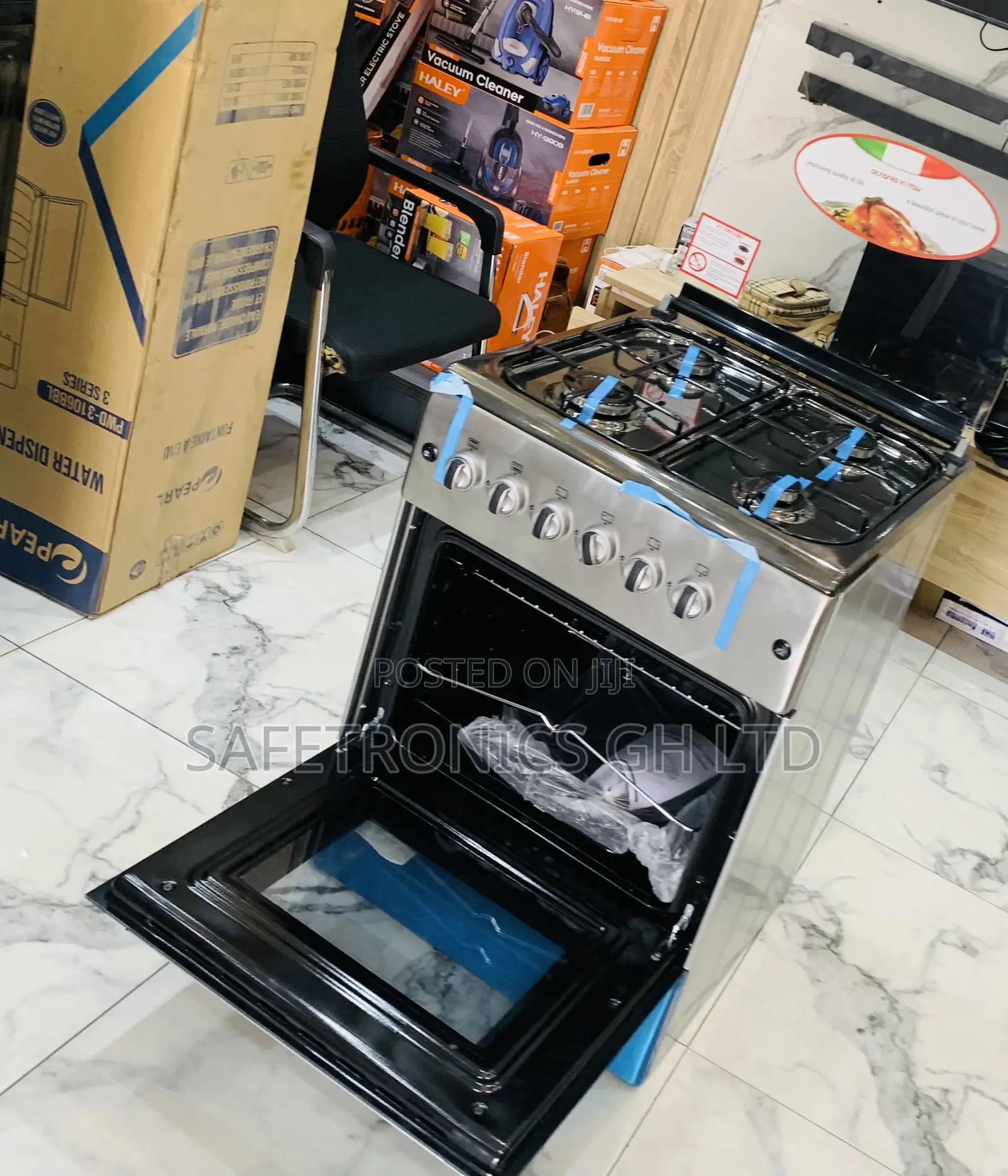Choose Good Ferre 60x60 4 Burner Gas Cooker, Auto Ignition