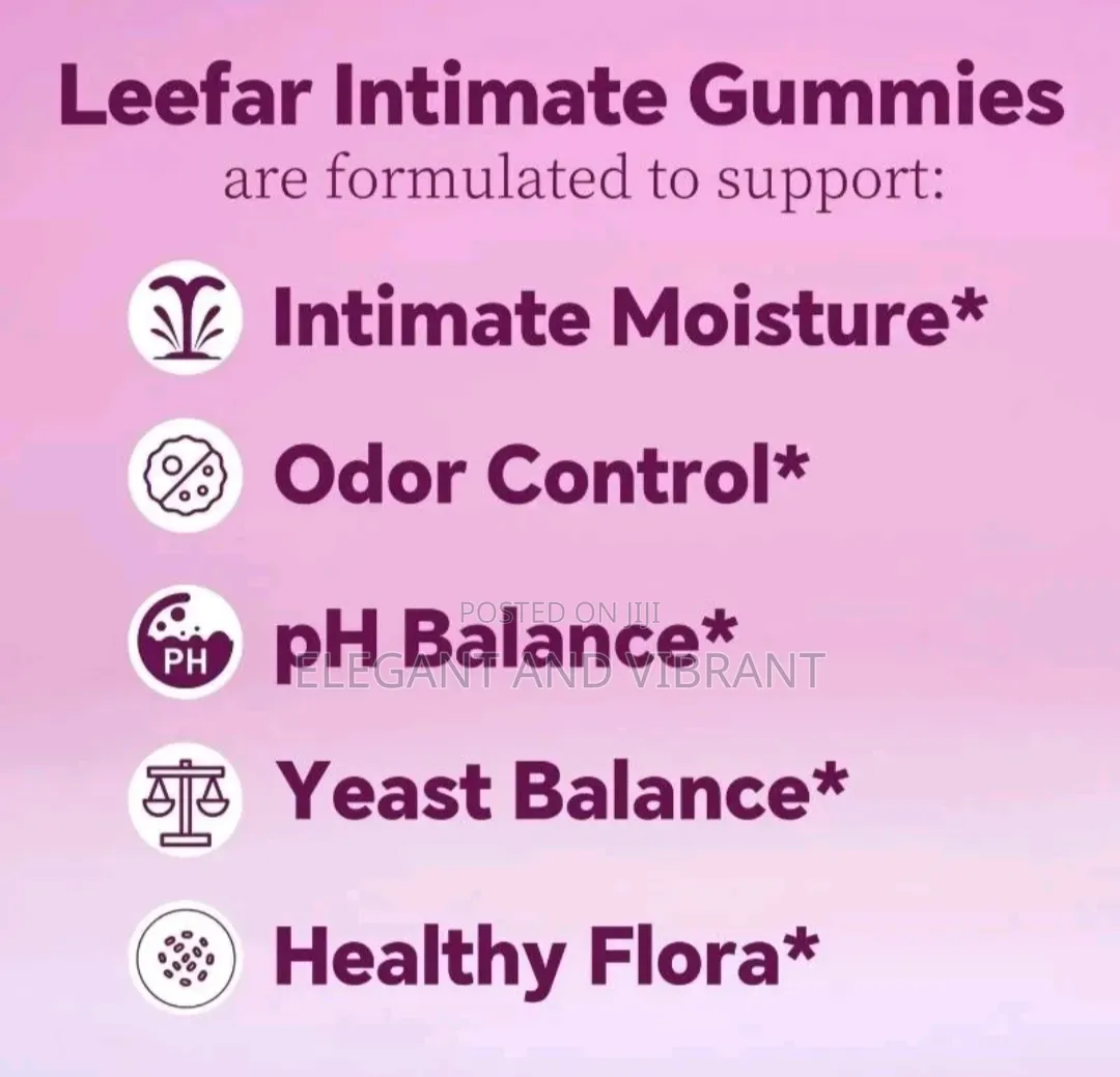 Feminine Health Probiotic Gummies - Balance Ph Alleviate Dryness