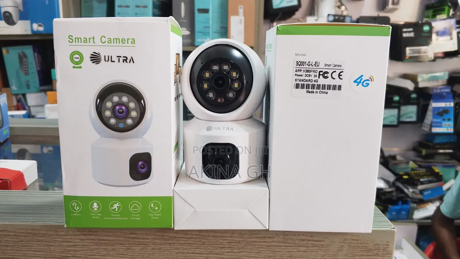 Ultra Smart Dual Lens 4g Sim 4mp Indoor Camera