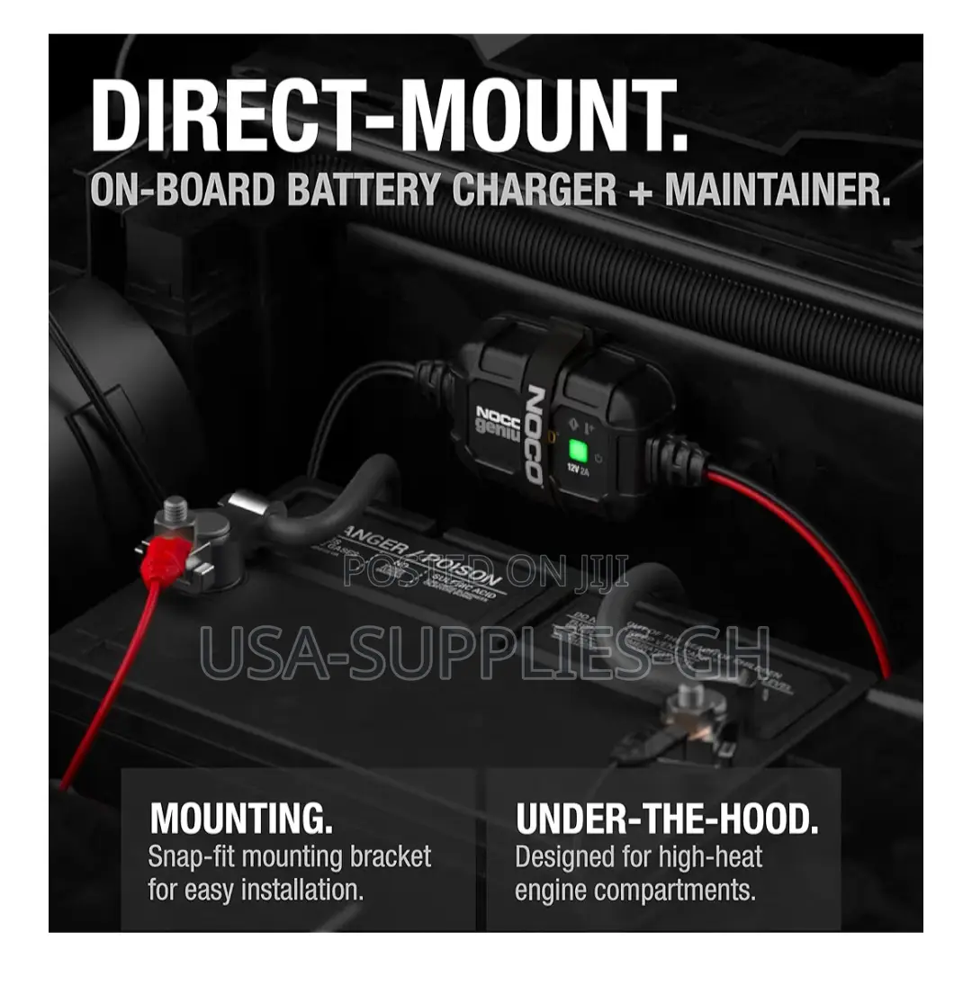 Noco Genius2d: 2a 12v Smart Onboard Car Battery Charger From Usa