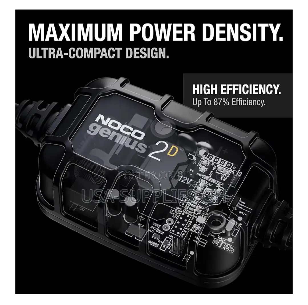 Noco Genius2d: 2a 12v Smart Onboard Car Battery Charger From Usa