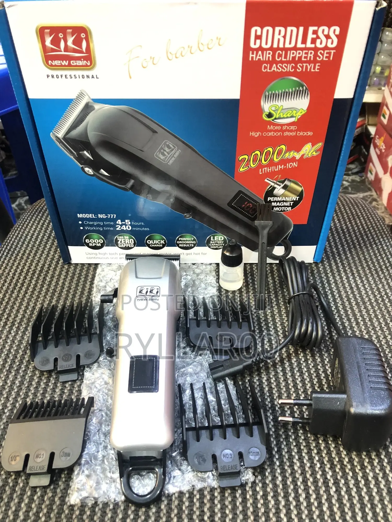 Kiki Rechargeable Hair Clipper