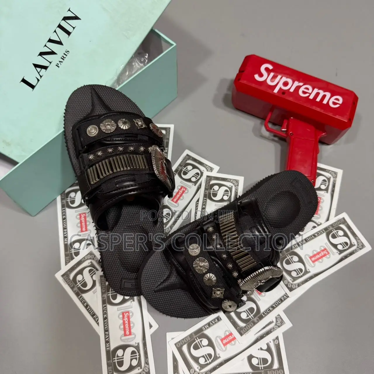 Toga X Suicoke "Moto" Embellished Slides