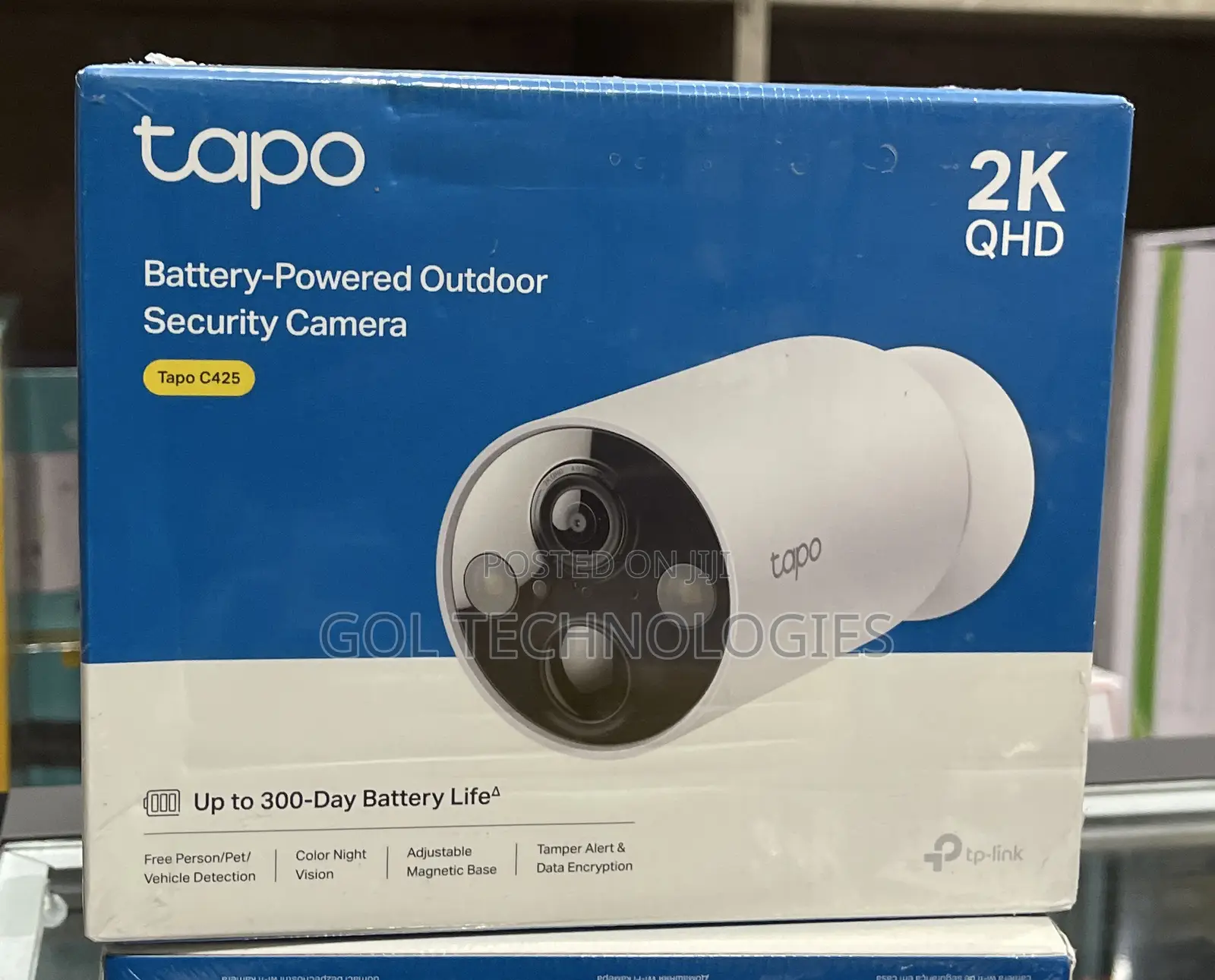 Tapo C425 Smart Camera QHD Battery-Powered Outdoor Security Camera