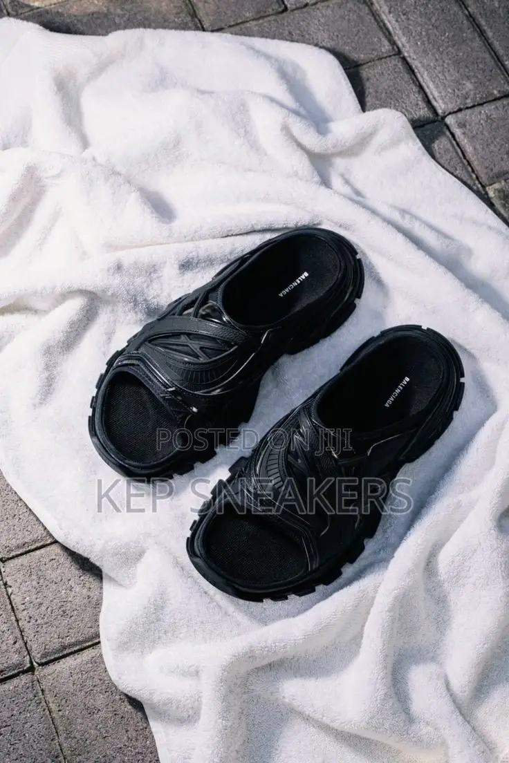 Balenciaga Track Slides Caged Mesh