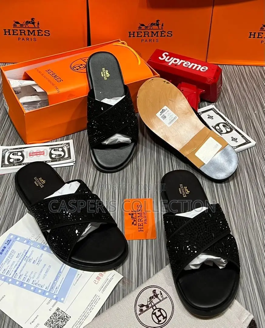 Hermès Oran Sandal With Rhinestones