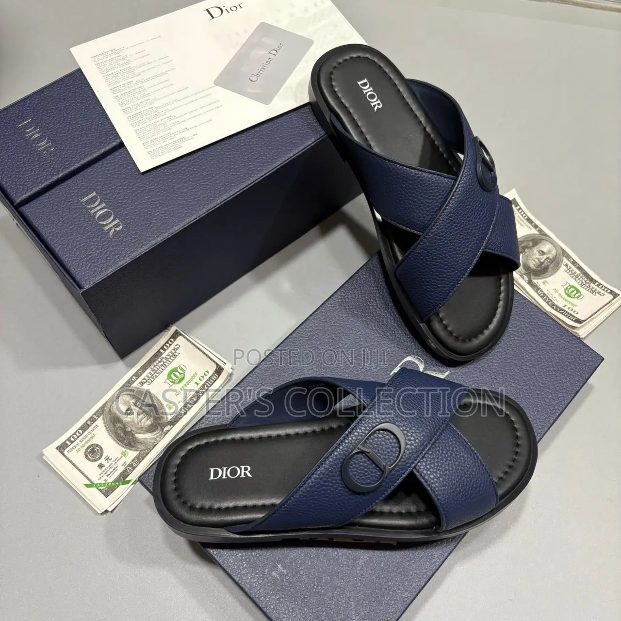 Dior Cd Icon Crisscross Sandals