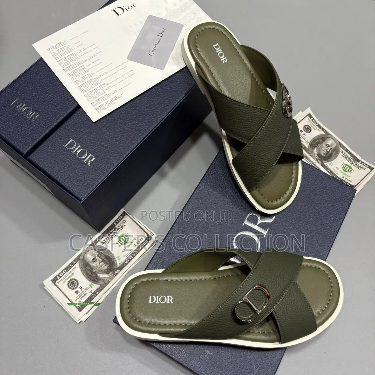 Dior Cd Icon Crisscross Sandals