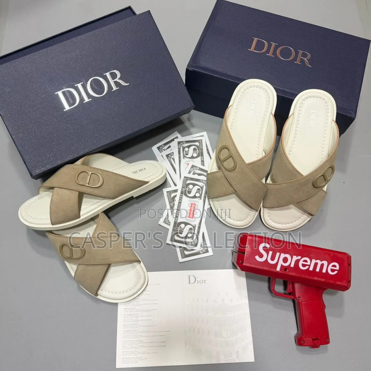 Dior Cd Icon Crisscross Sandals