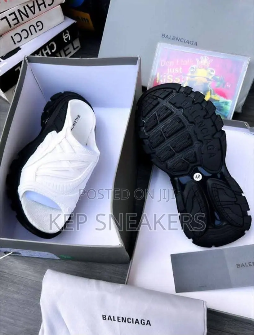 Balenciaga Track Slides Caged Mesh