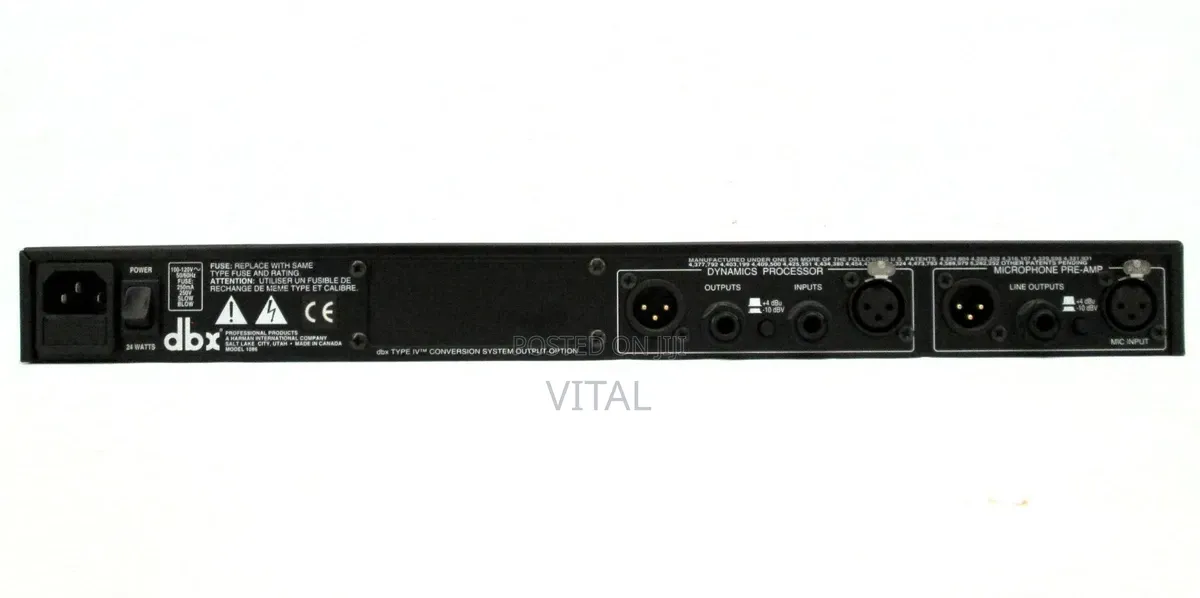 DBX 1086 Mic Pre Processor - Compressor De-Esser Expander/Gate Limiter