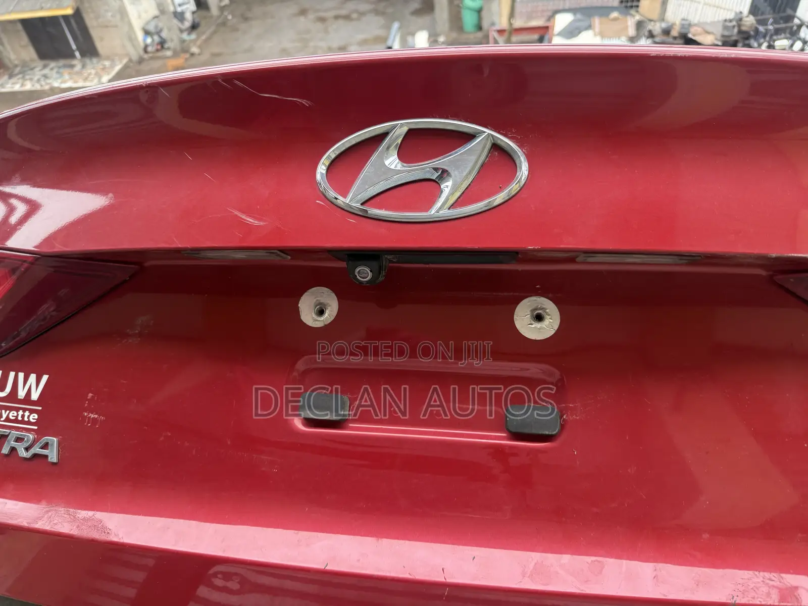 2017 2018 Hyundai Elantra Rear Trunk Lid With Camera Oem
