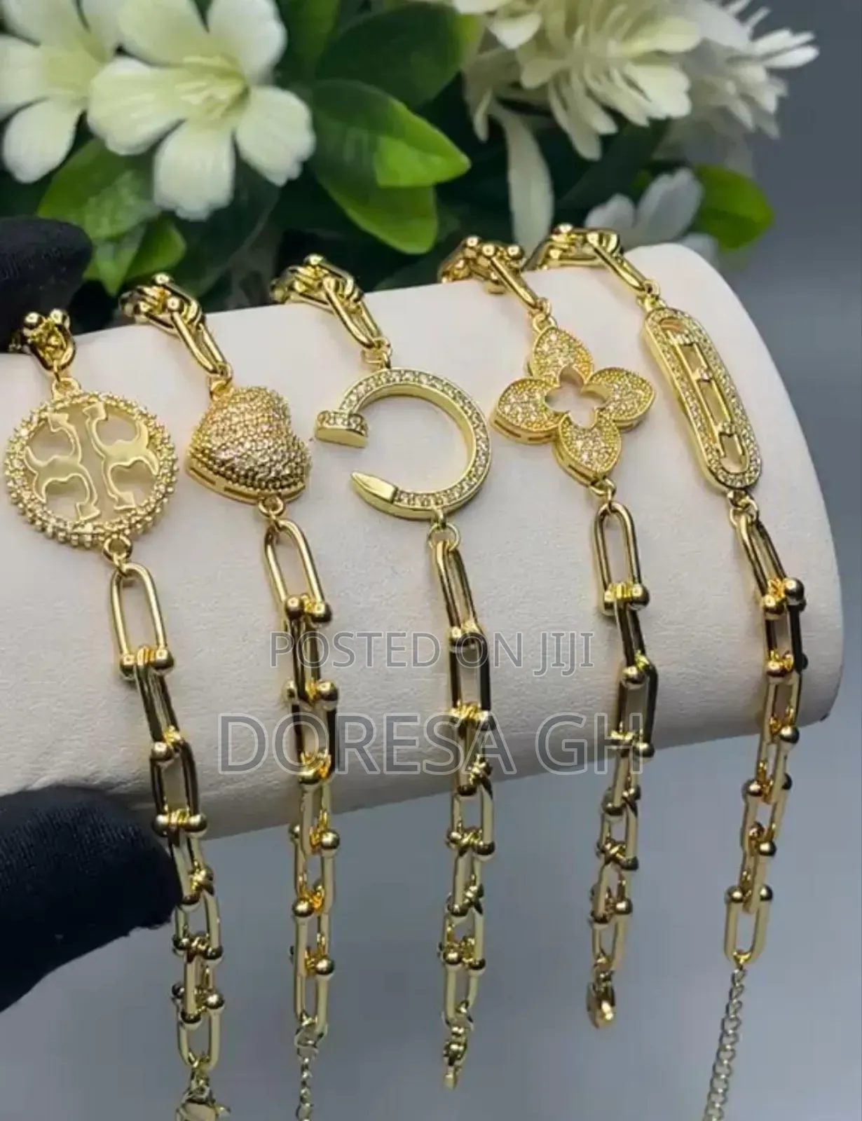 Gold Stainless Steel Bracelet for Women