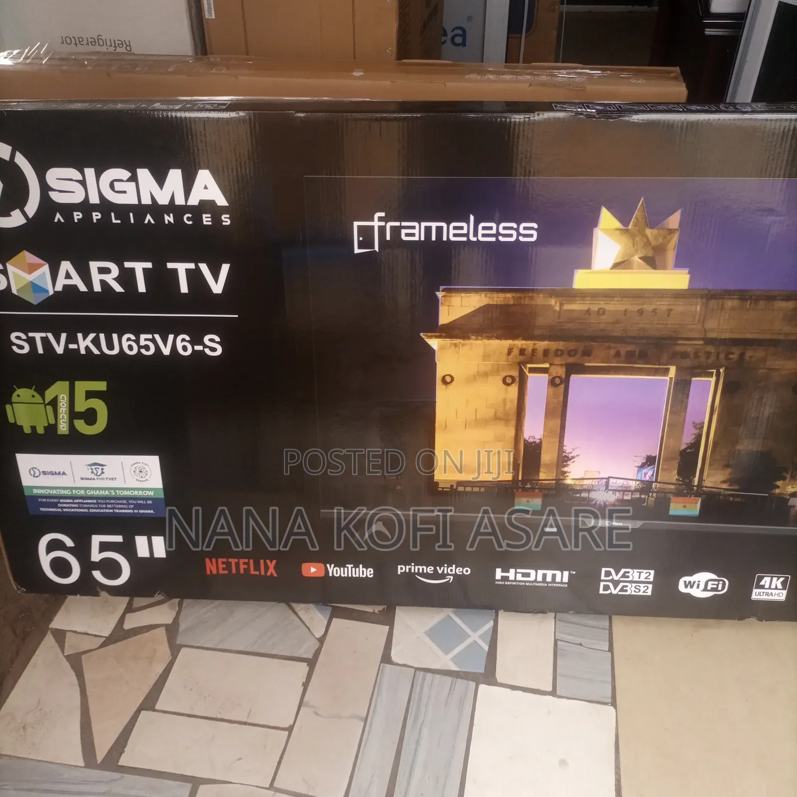 Sigma 65inch Smart Tv Android 15