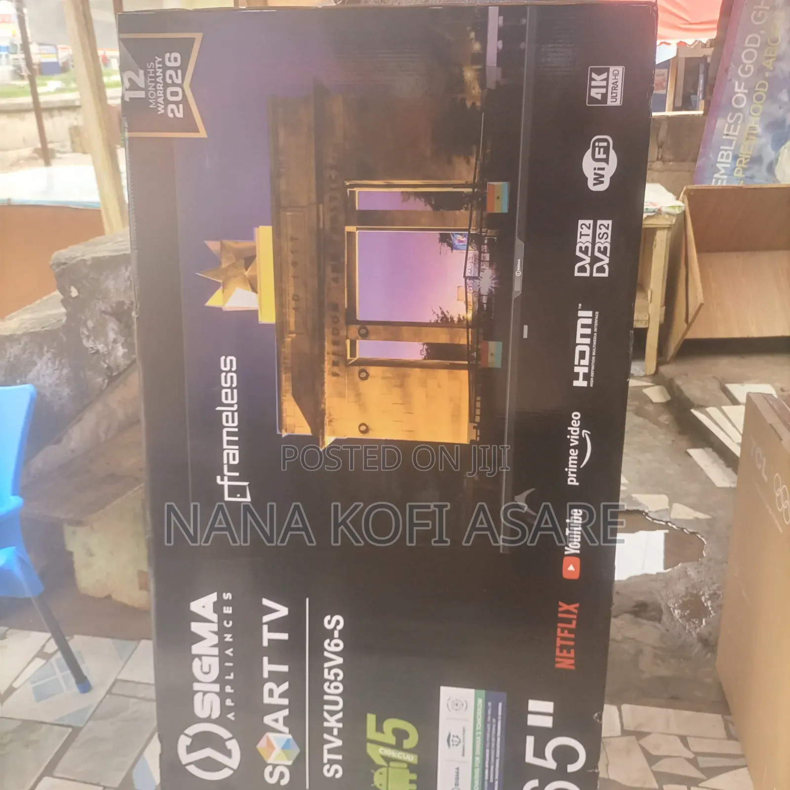 Sigma 65inch Smart Tv Android 15