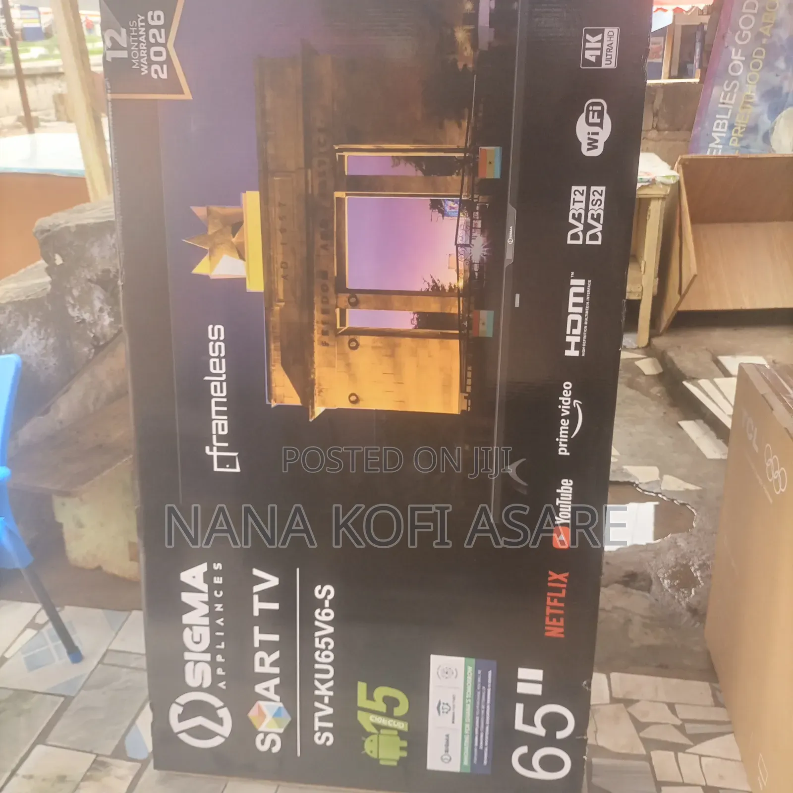 Sigma 65inch Smart Tv Android 15