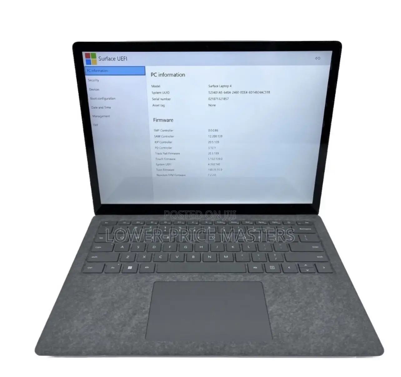 New Laptop Microsoft Surface Laptop 4 8GB Intel Core i5 SSD 256GB