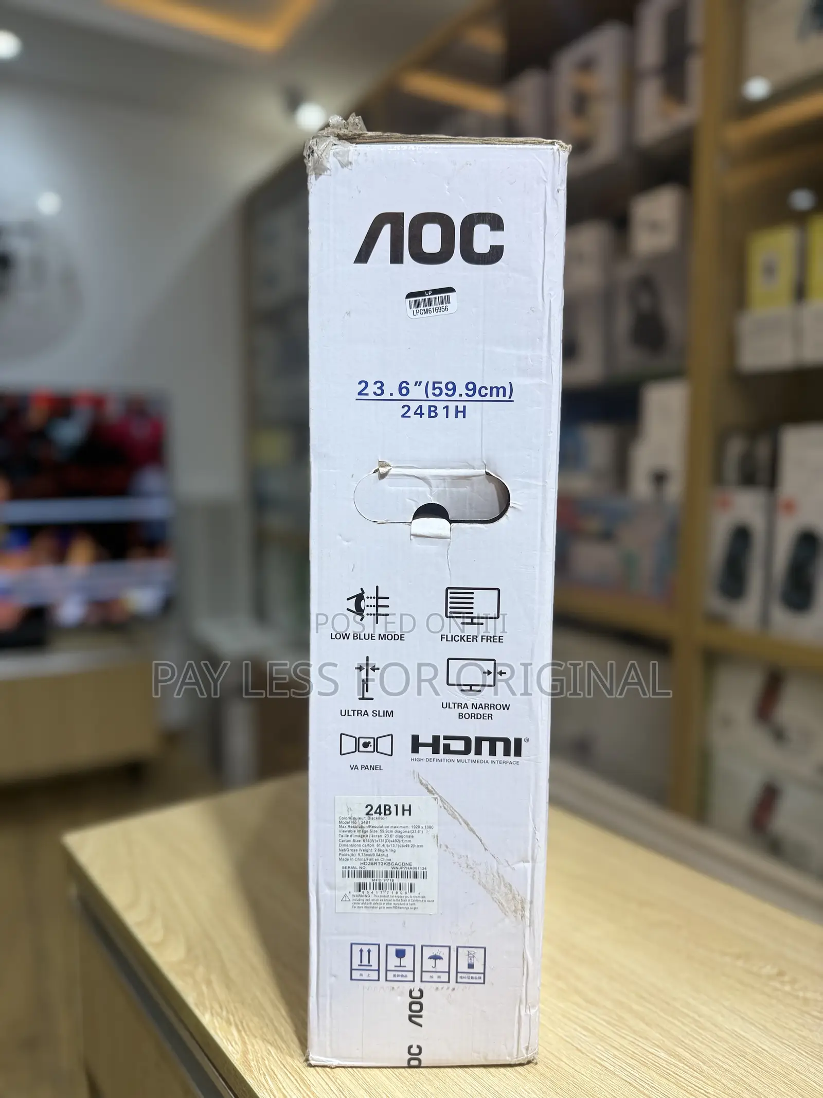 Aoc 24inch Frameless Monitor