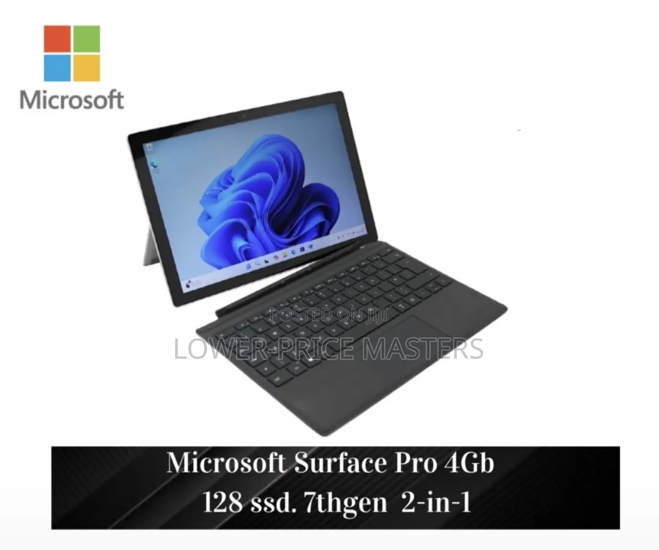 New Laptop Microsoft Surface Pro 4GB Intel Core i5 SSD 128GB