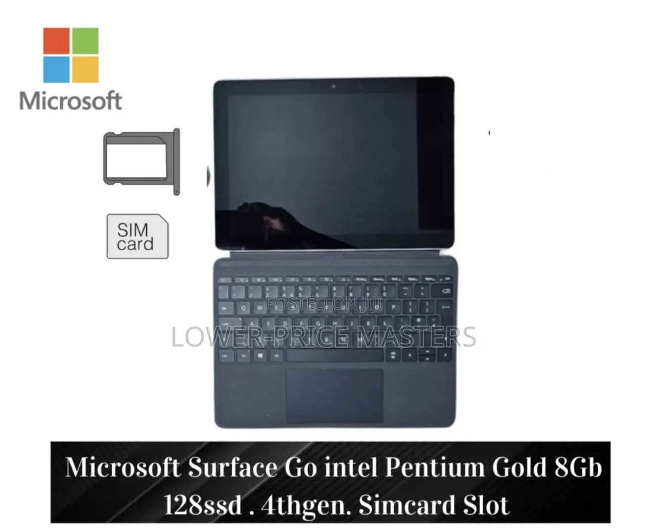 New Laptop Microsoft Surface Go 8GB Intel Pentium SSD 128GB