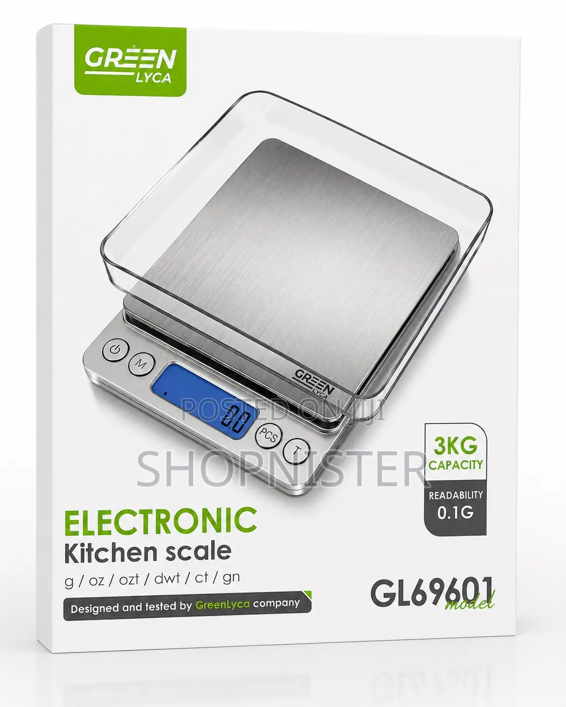Digital Kitchen Scale – 3kg High Precision Food Scale