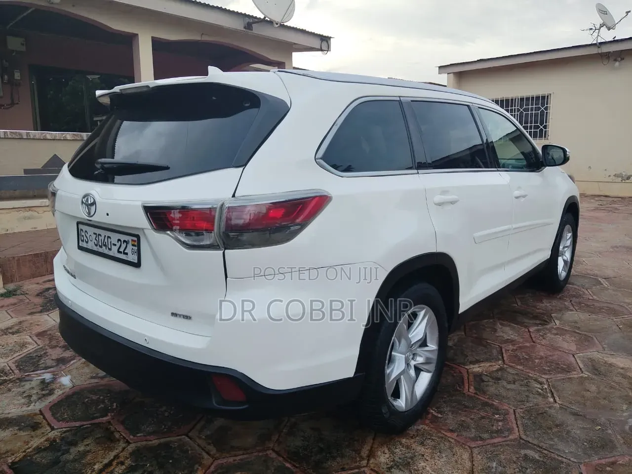 Toyota Highlander Limited 4dr SUV AWD (3.5L 6cyl 6A) 2015 White