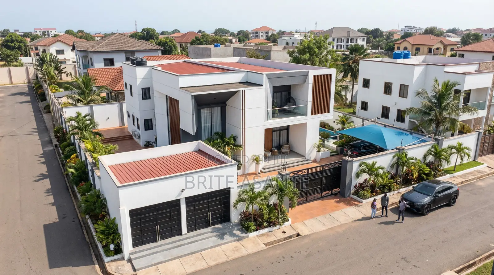3d Architecture Luxury Five Bedrooms on 80ftx80ft