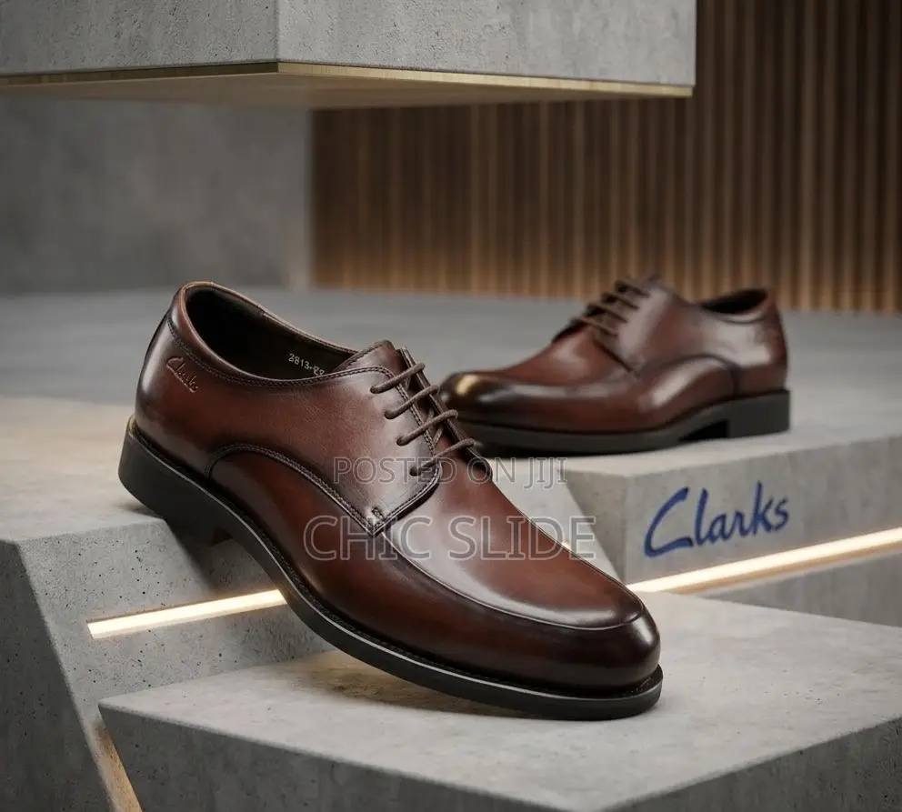 Coffee/Black Lace-Ups Shoes