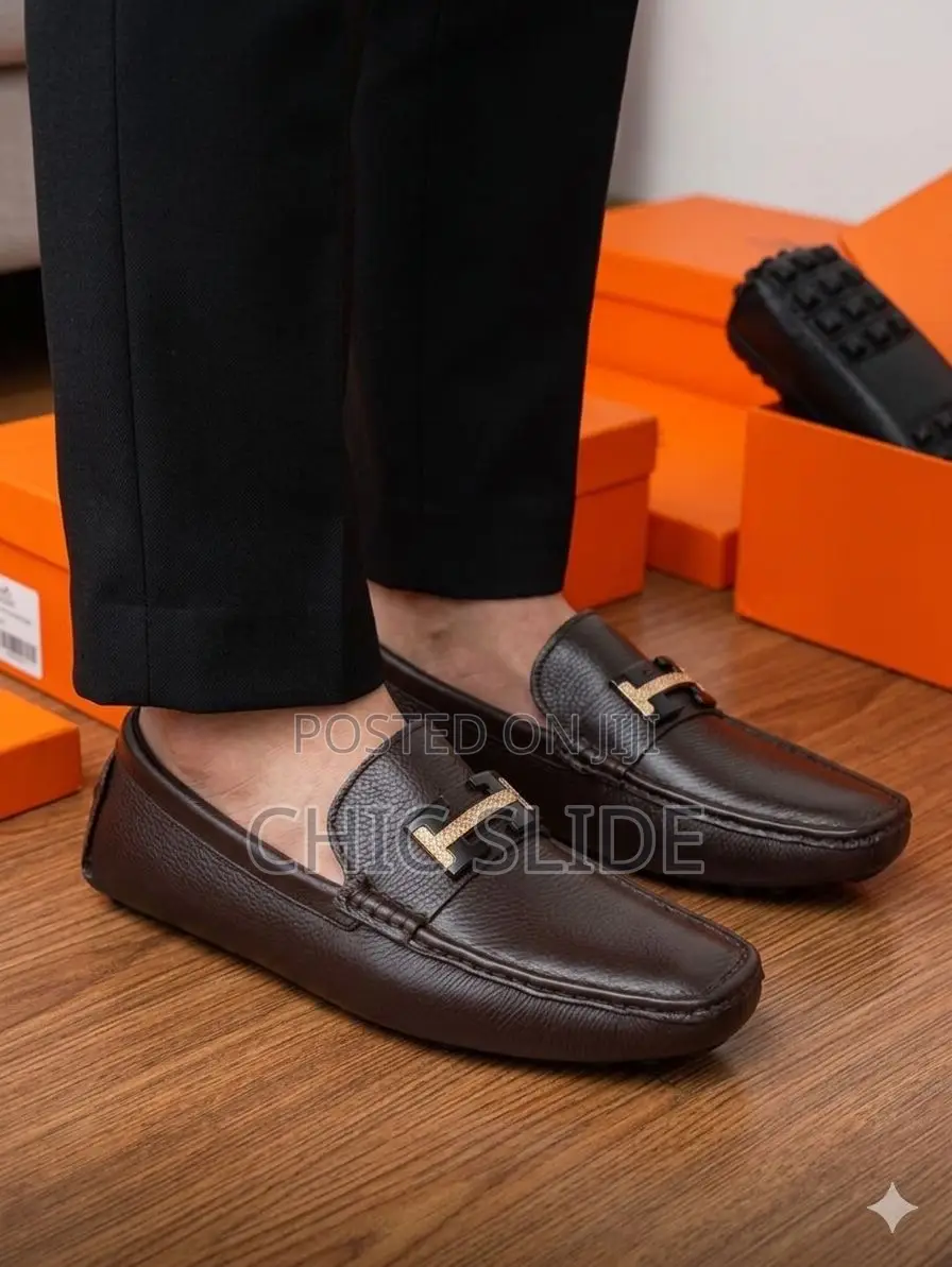 Pebbled Leather Shoes