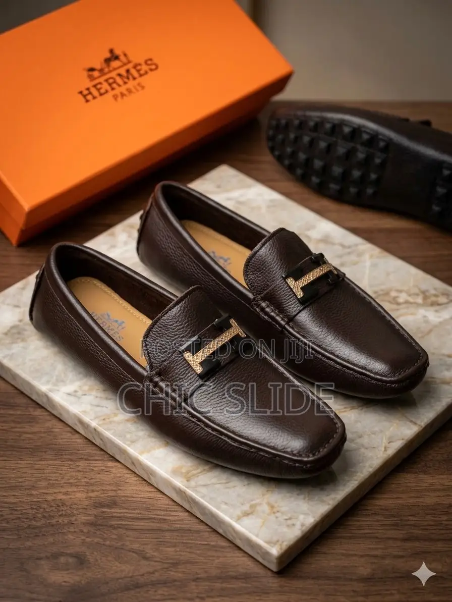 Pebbled Leather Shoes
