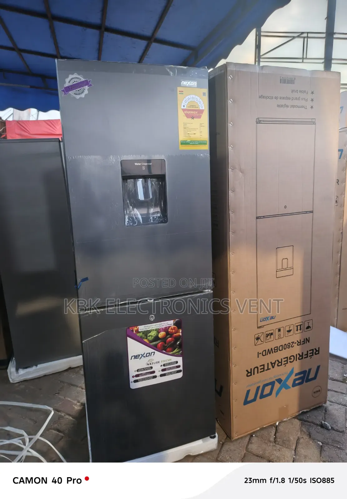 Nexon 230ltrs Double Door Fridge Water Dispenser