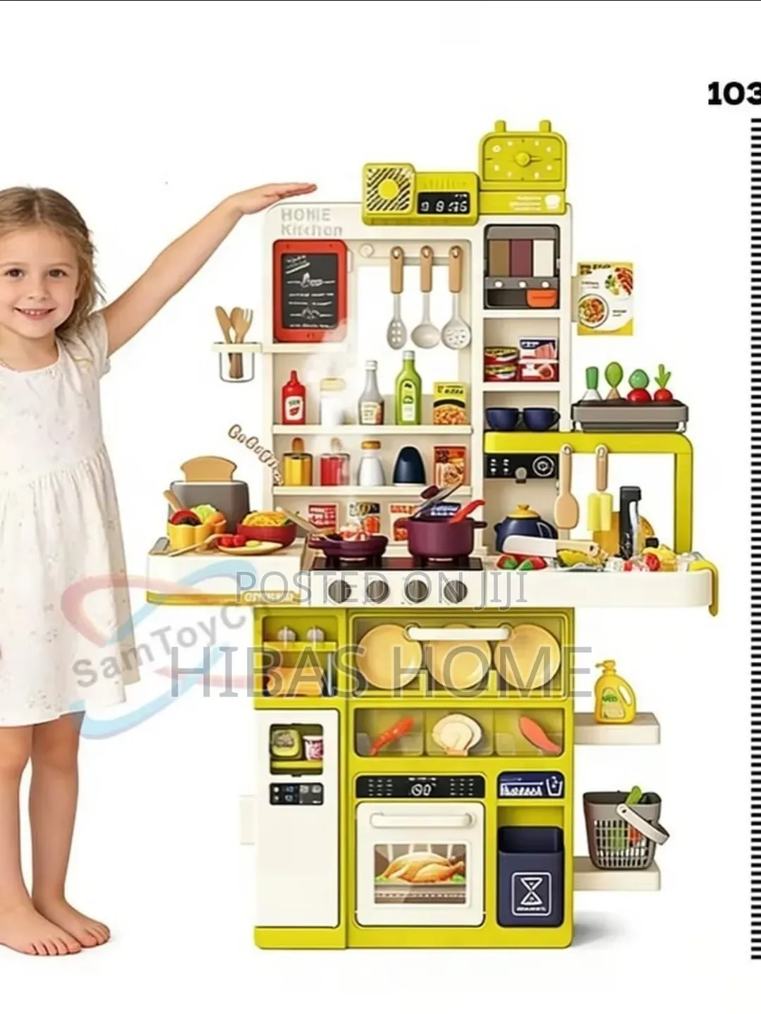 Big Size Spraying Kitchen With Accessories 106cm Tall