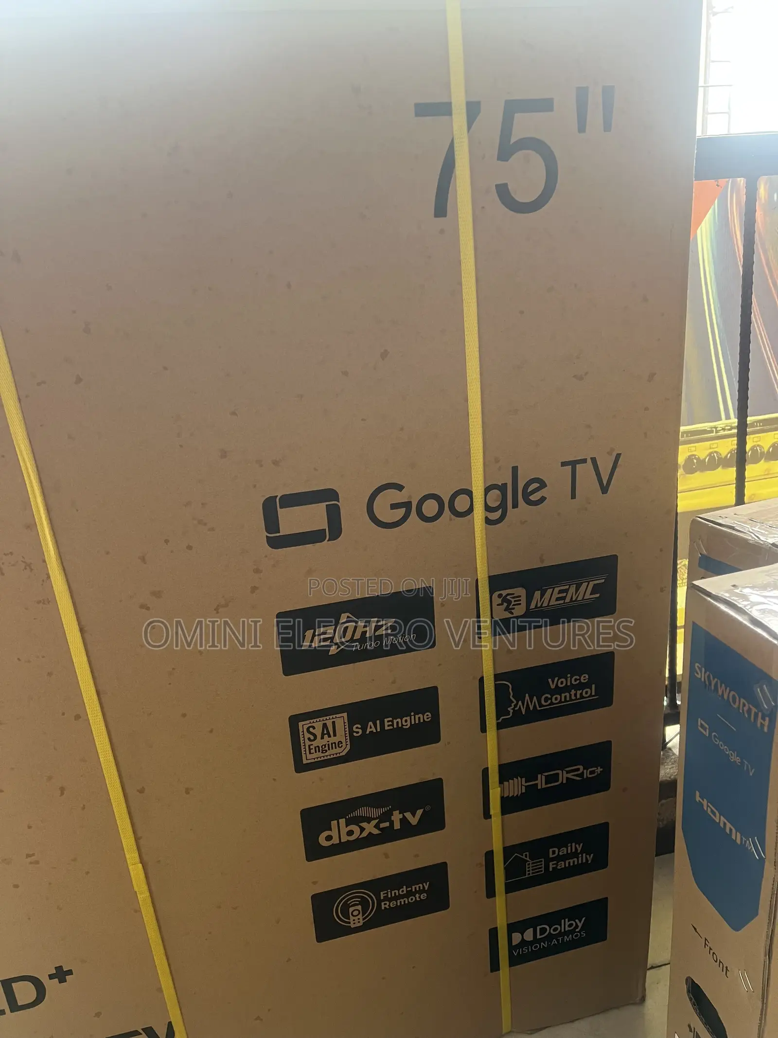 2025 Skyworth 75” Qled Smart Tv