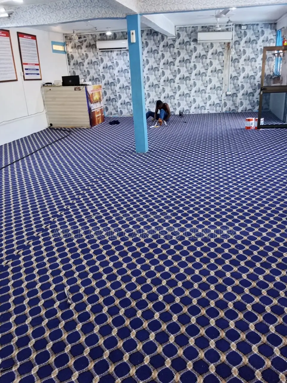 Industrial Graphic Design Carpet for Church Auditorium,Conference Room