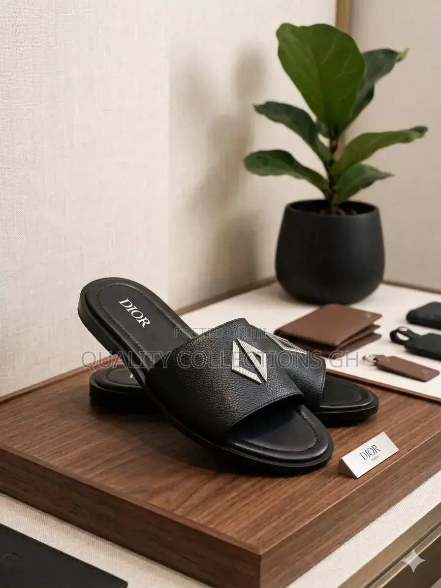 Dior Leather Slippers