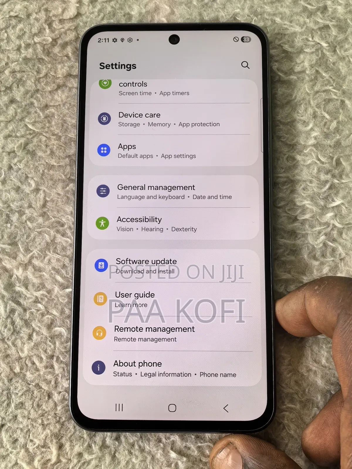 New Samsung Galaxy A36 128 GB Black