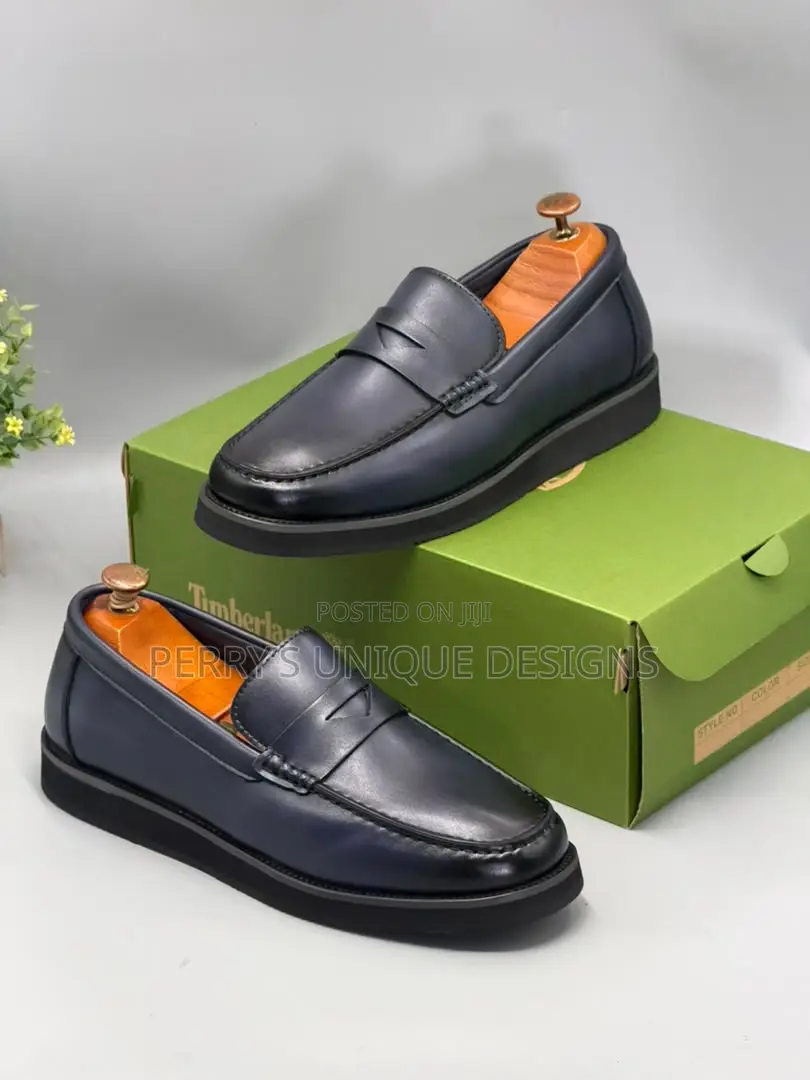 Timberland Black Sovereign Loafers – Prestige Collection