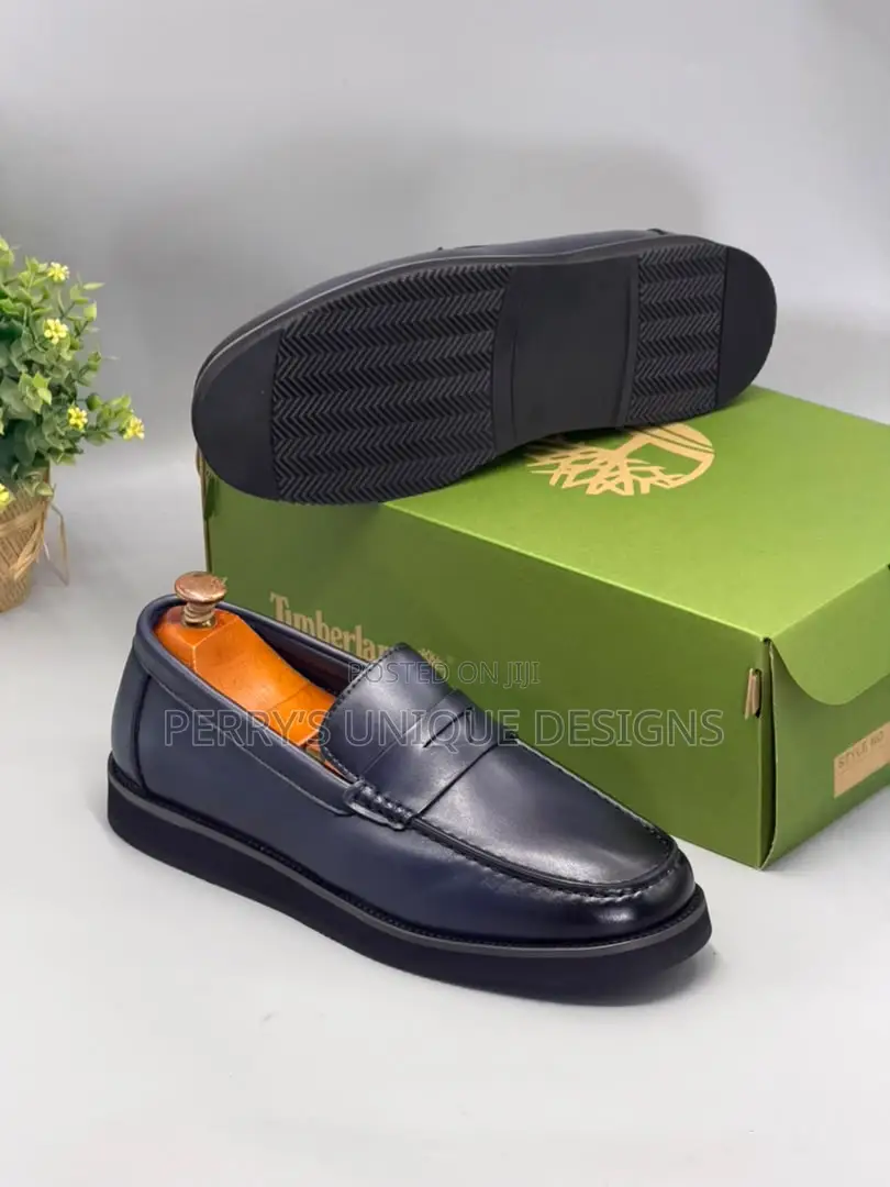 Timberland Black Sovereign Loafers – Prestige Collection