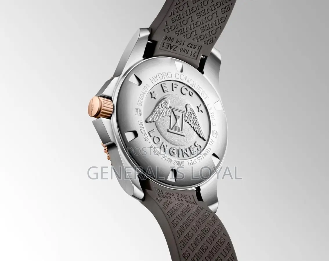 Longines Hydroconquest Gray Sunray Dial and a Rose Gold Watch