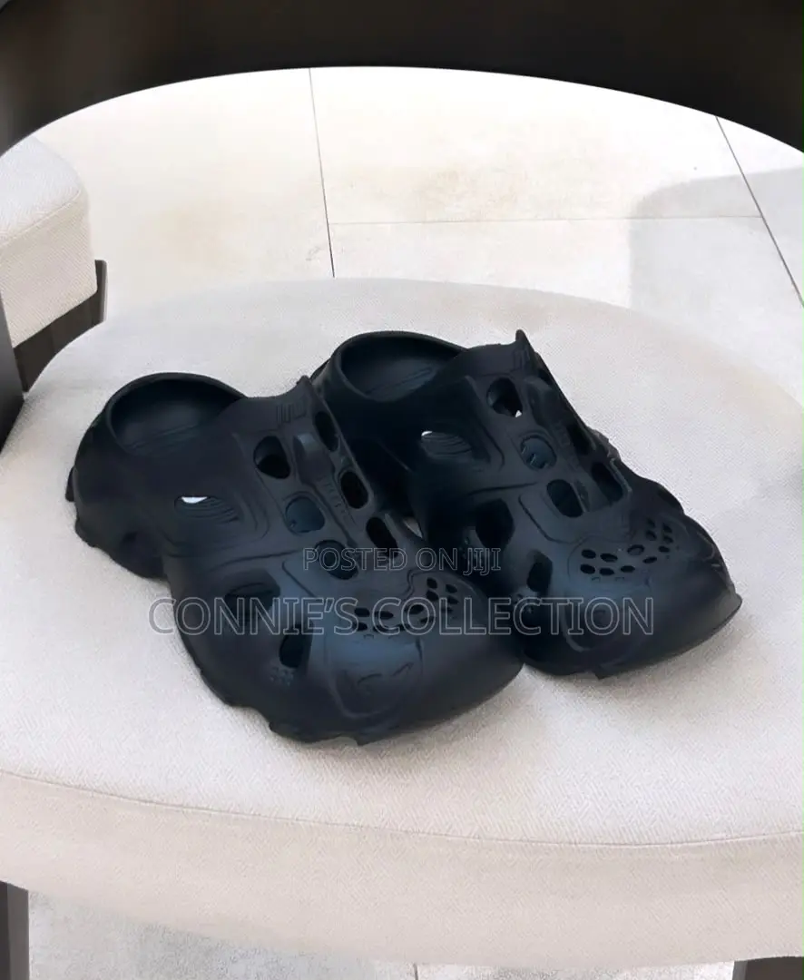 Black Balenciaga Hd Mule Slide