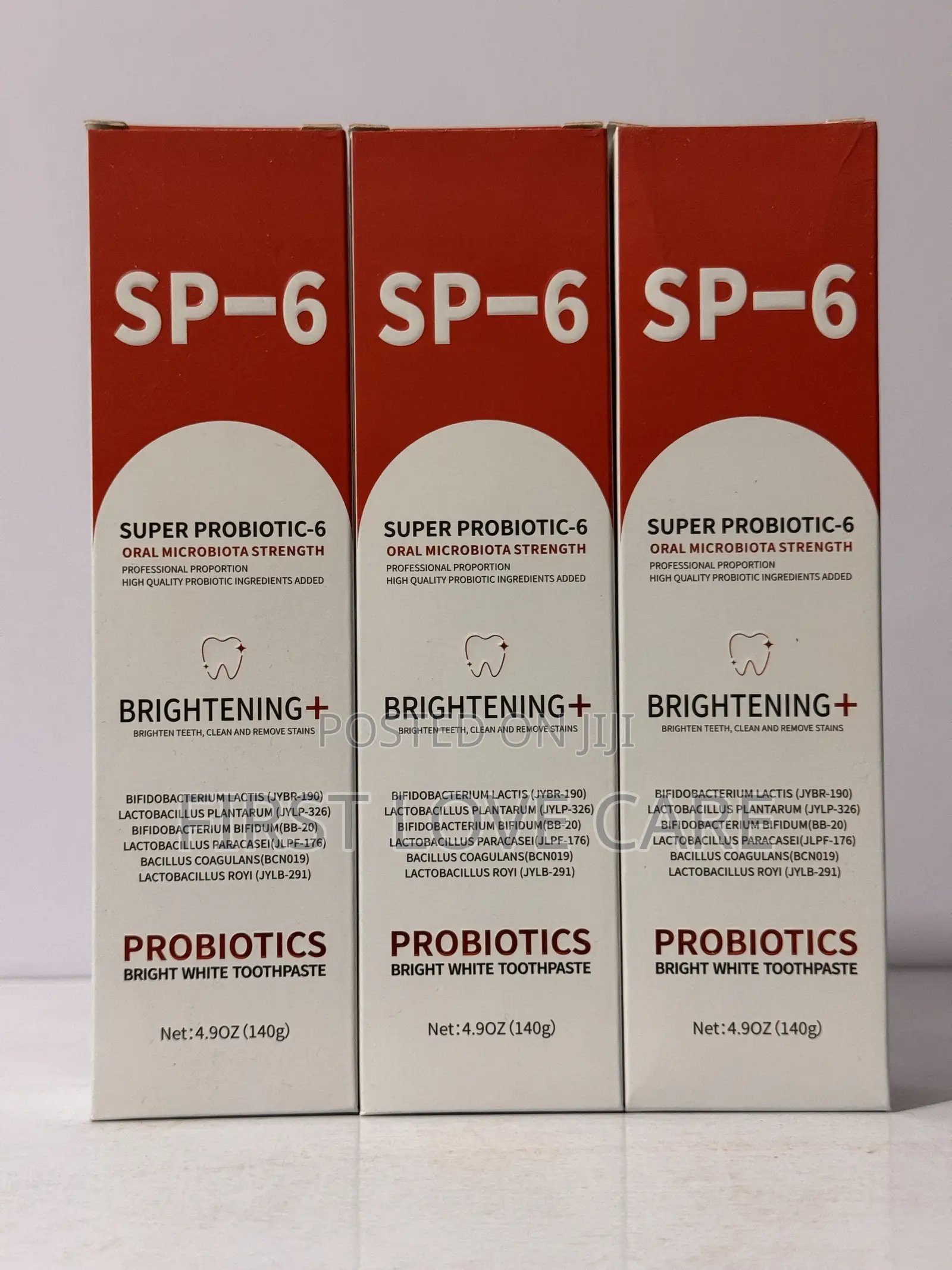 Sp-6 Probiotic Whitening Toothpaste -3pcs Enhanced Formula With 6