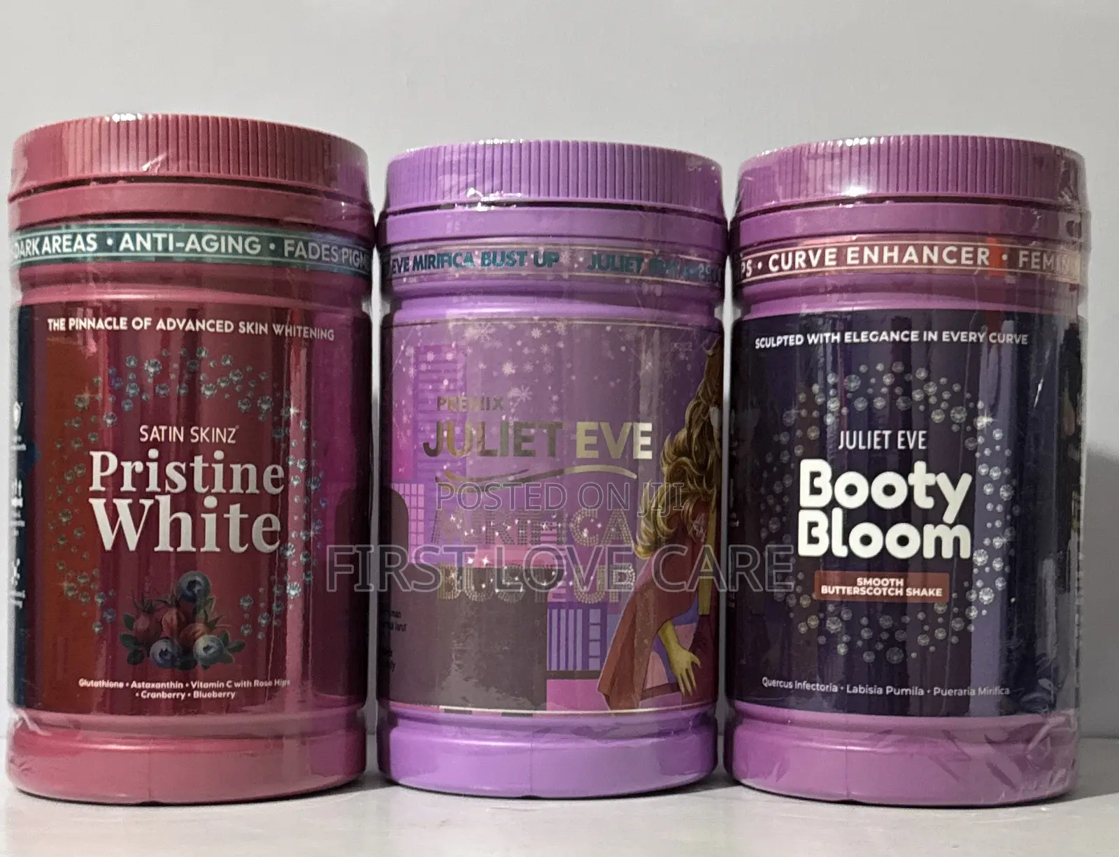 Pristine White, Juliet Eve Murifica Bust Up ,Juliet Eve Booty Bloom