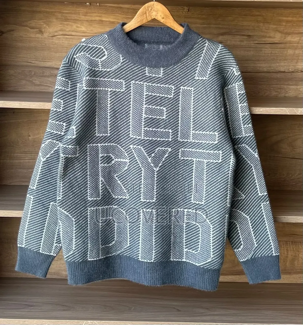 Branded Knit Sweater