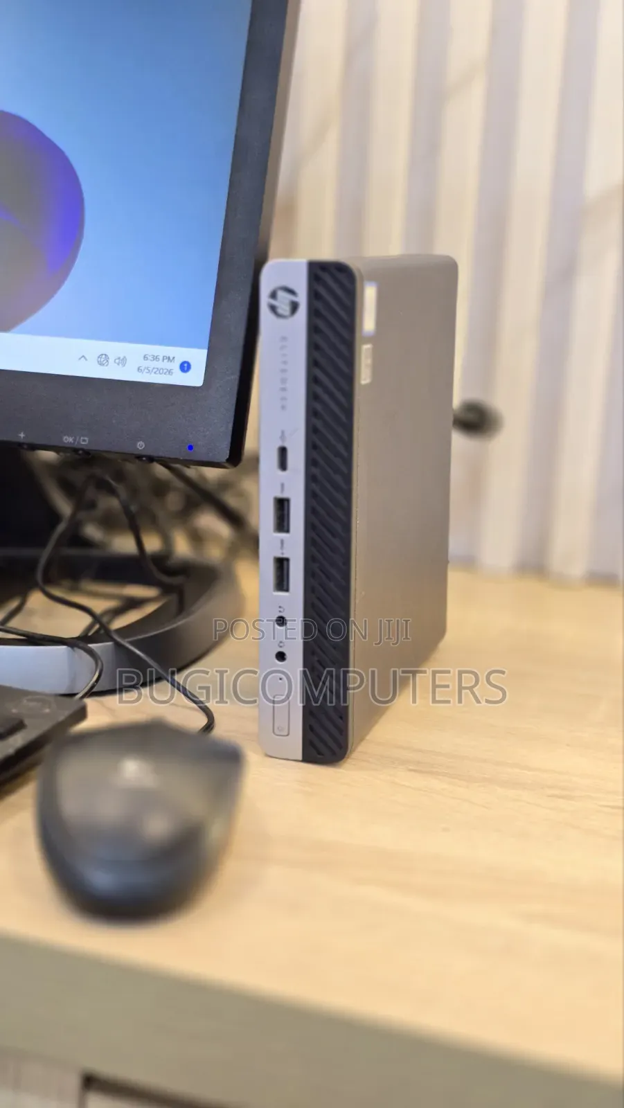 Desktop Computer HP EliteDesk 800 G4 8GB Intel Core i5 SSD 256GB