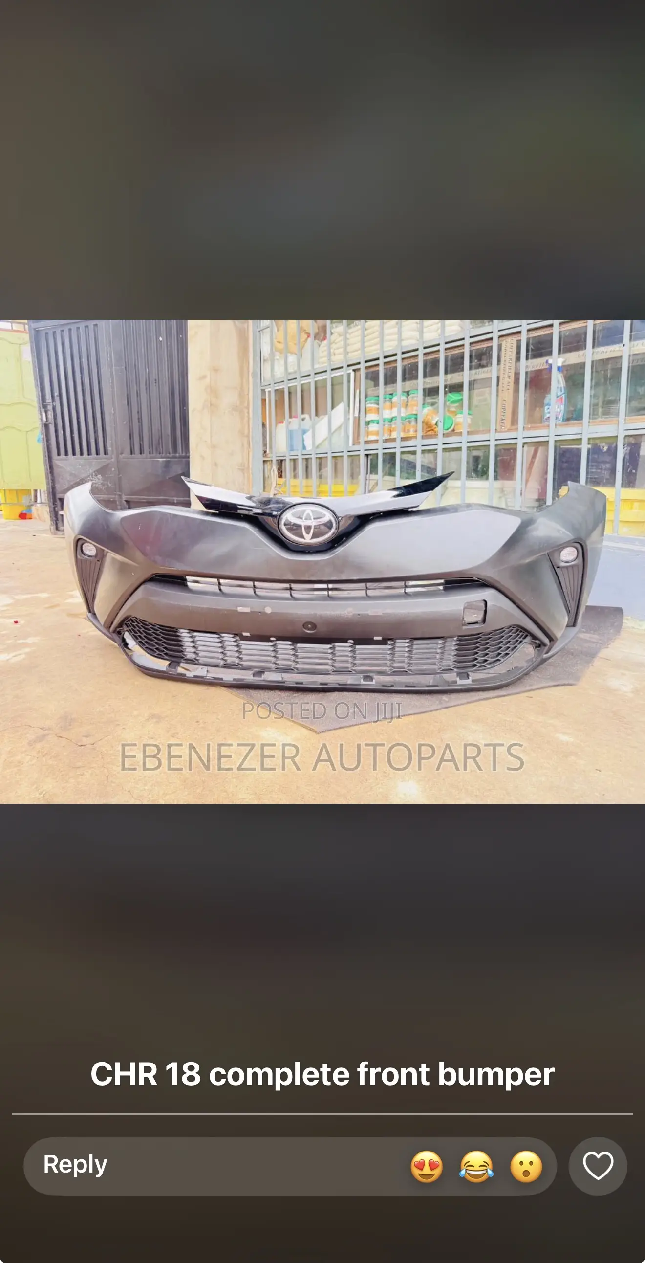 Toyota CHR Ch-R Front Bumper Complete 2017 2018 2019