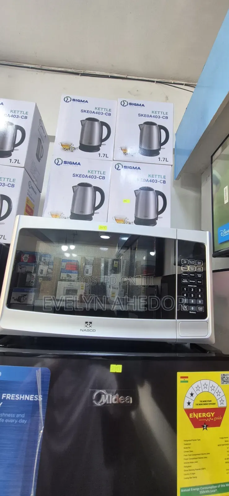 Smart Nasco Microwave Oven 25l With Digital Display for Sale