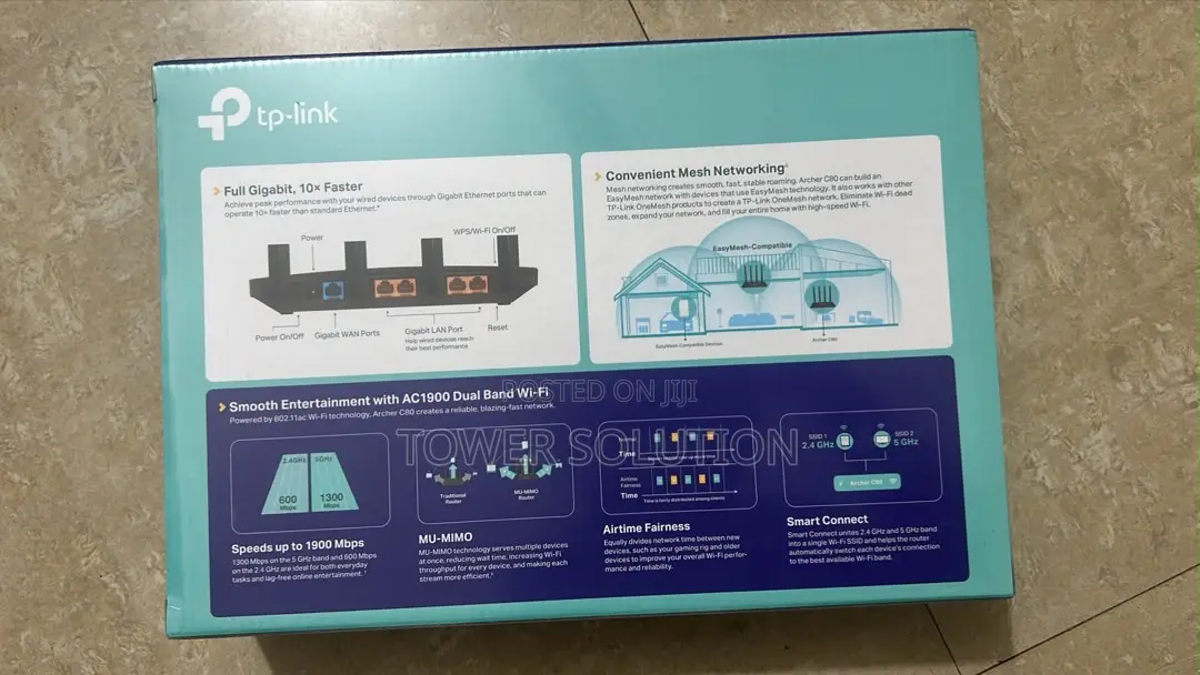 Tp Link Archer C80 Ac1900 Wifi Router