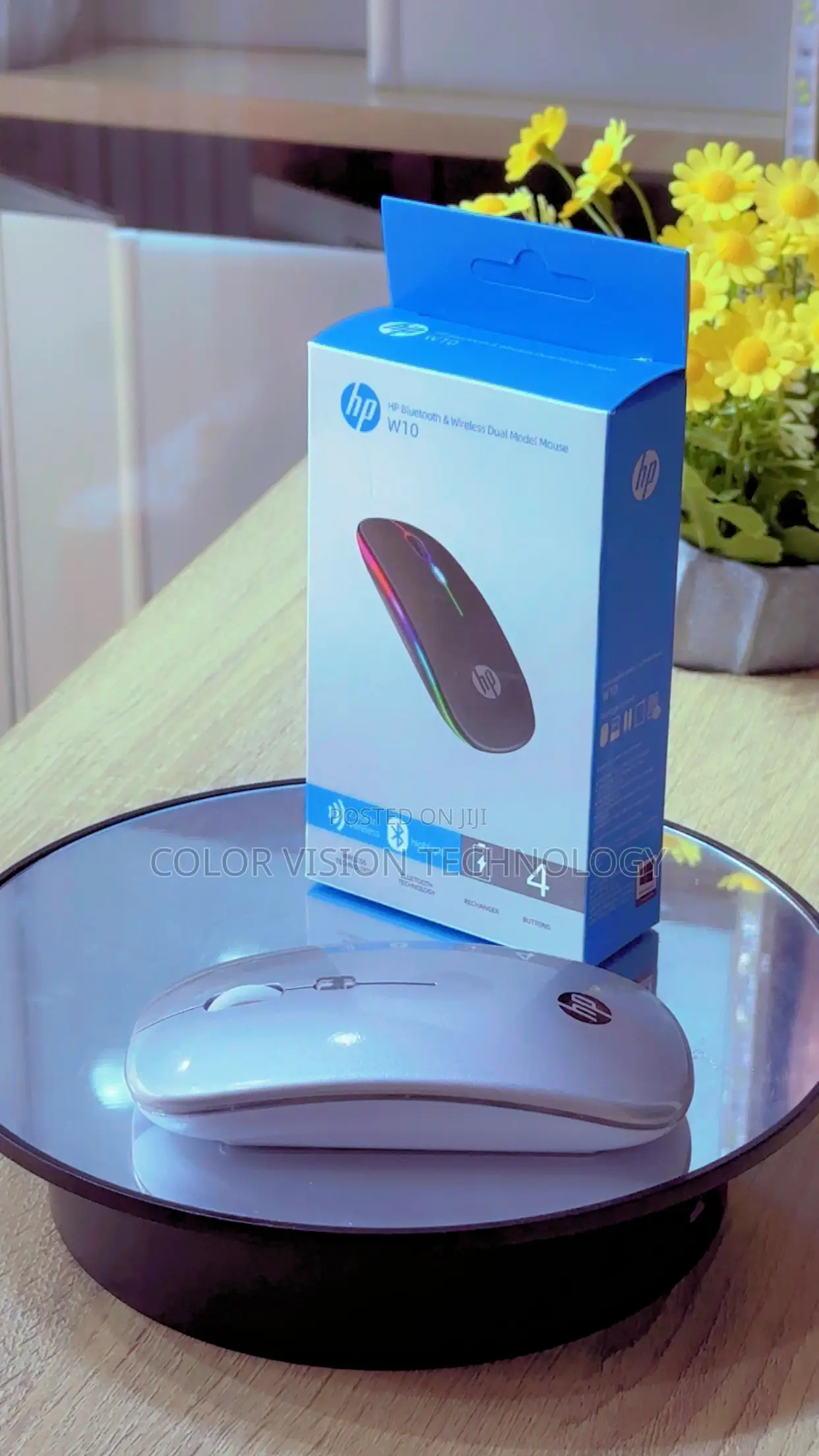 Hp W10 Bluetooth Wireless Dual Model Mouse